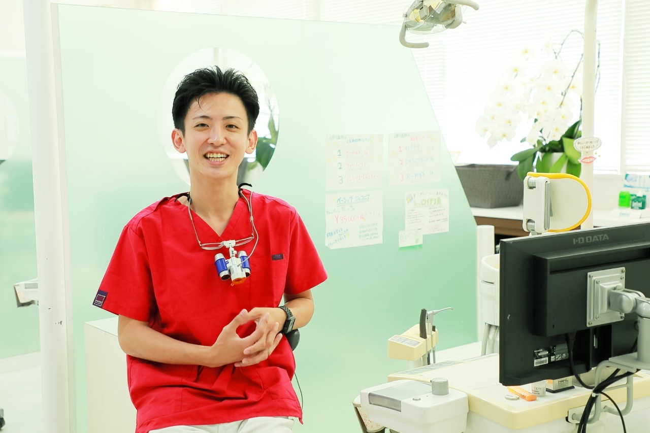 診療室での歯科医師BowBo